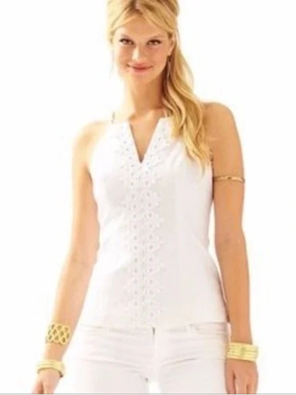 Lilly Pulitzer Annabelle White Top